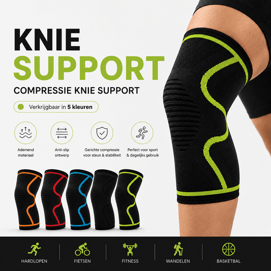 Compressie Knie Support voor dagelijks gebruik