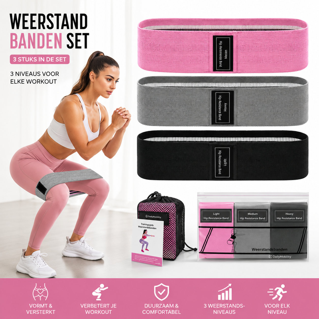 Weerstandsbanden voor training en herstel — Daily Mobility