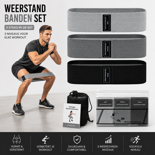 Weerstandsbanden set van 3 stuks — Daily Mobility