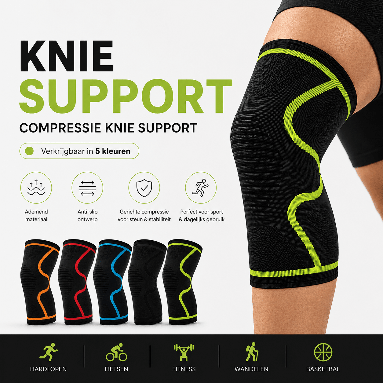 Support de Genou Compressif